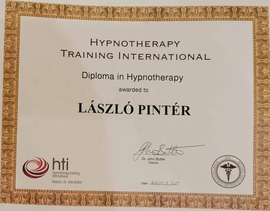 Pinter_Laszlo_Hipnoterapeuta_Diploma